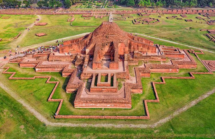 Paharpur Buddhist Monastery (Somapura Mahavihara), Paharpur, Naogaon, Bangladesh